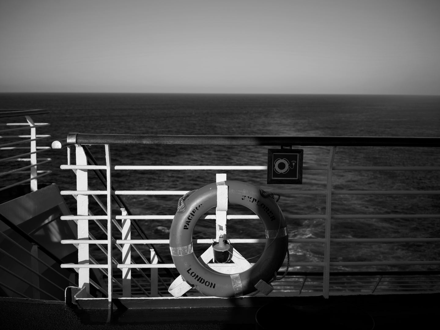 Life Buoy on Rail.